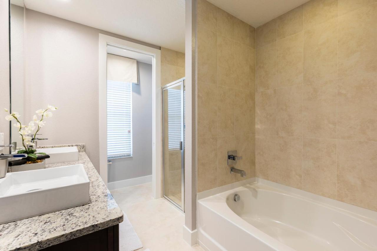 5 Bedroom 6 Ba Luxury Villa 5 Min To Disneyworld Hot Tub & Bbq Orlando Exterior foto